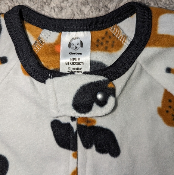 2/$20. 🫎 Gerber baby boy sleeper. 12m/18m. BNWT. Moose. - Picture 2 of 3